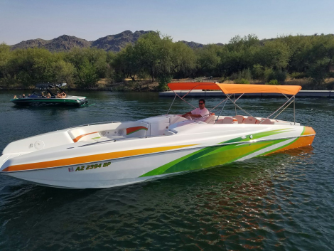 Used Boats For Sale in Phoenix, Arizona by owner | 2008 28 foot Magic Deckboat